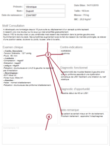 Bilan 2 : Synthèse examen clinique