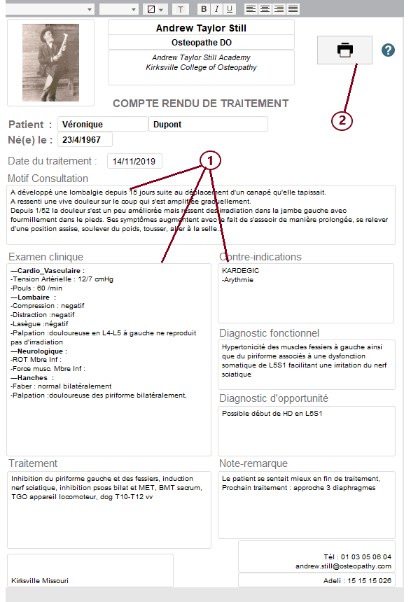 Comptes rendus ostéopathiques