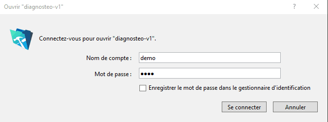 Compte demo du logiciel Diagnosteo